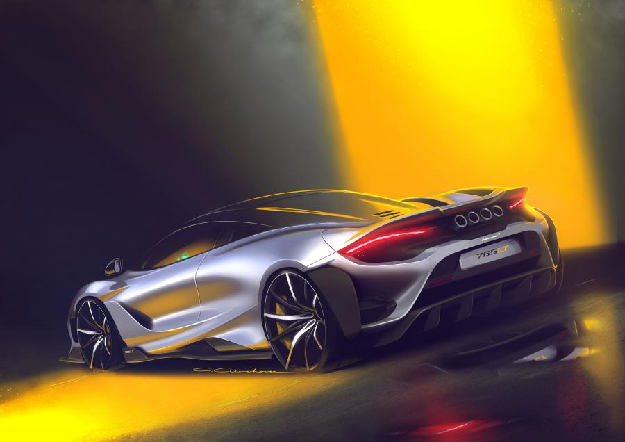Эскиз McLaren 765LT 2020 года  (UK) (фото 35 из 35)